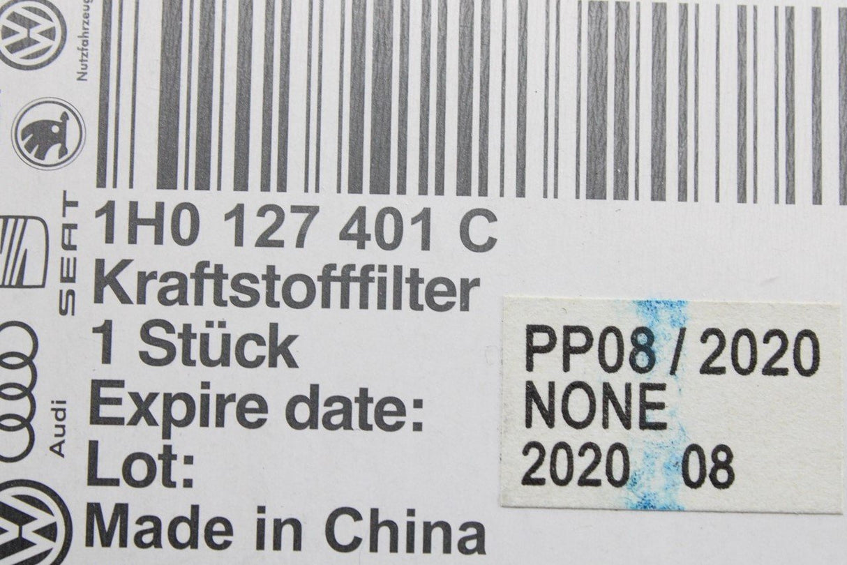 VW Caddy Golf Audi SEAT Ibiza 1979-2000 fuel filter (diesel) 1H0127401C