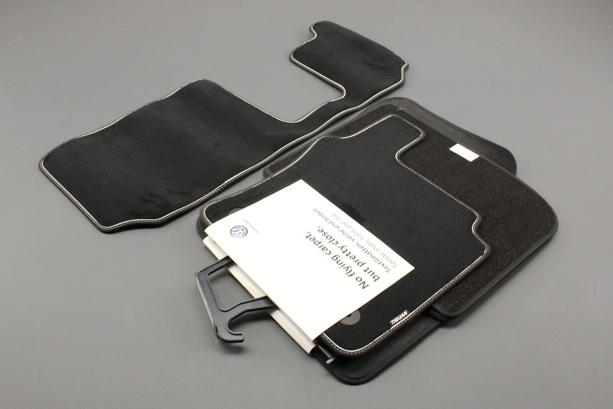 VW Tiguan Allspace 2018-on premium carpet mat set (7 seater) 5NL061279 WGK / 5NL061270A WGK, view 1