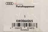 Audi A4 S4 RS4 A5 S5 RS5 Q5 RHD pedal cover caps (automatic) 8W2064205