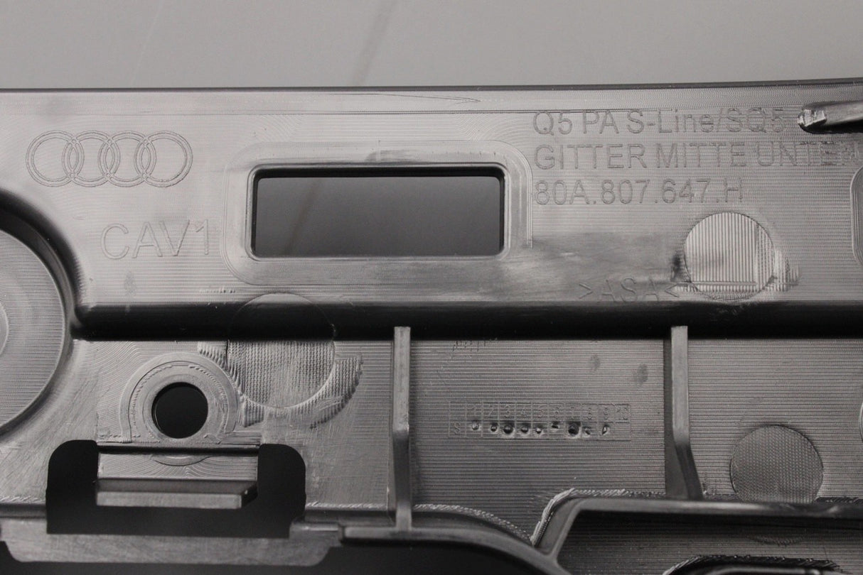 Audi Q5 S-Line 2017-25 front lower centre grille 80A807647H 9B9
