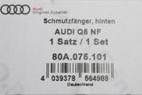 Audi Q5 2017-on accessory mud flaps (rear) 80A075101