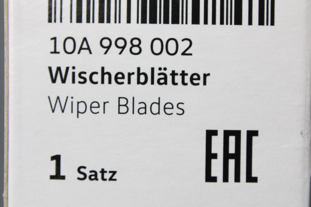 VW ID.3 2020-Onward aero windscreen wiper blade set (LHD&RHD) 10A998002