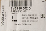Audi S3 Cabriolet 2015-16 8V brake discs and pads set (front) 8V0698302D