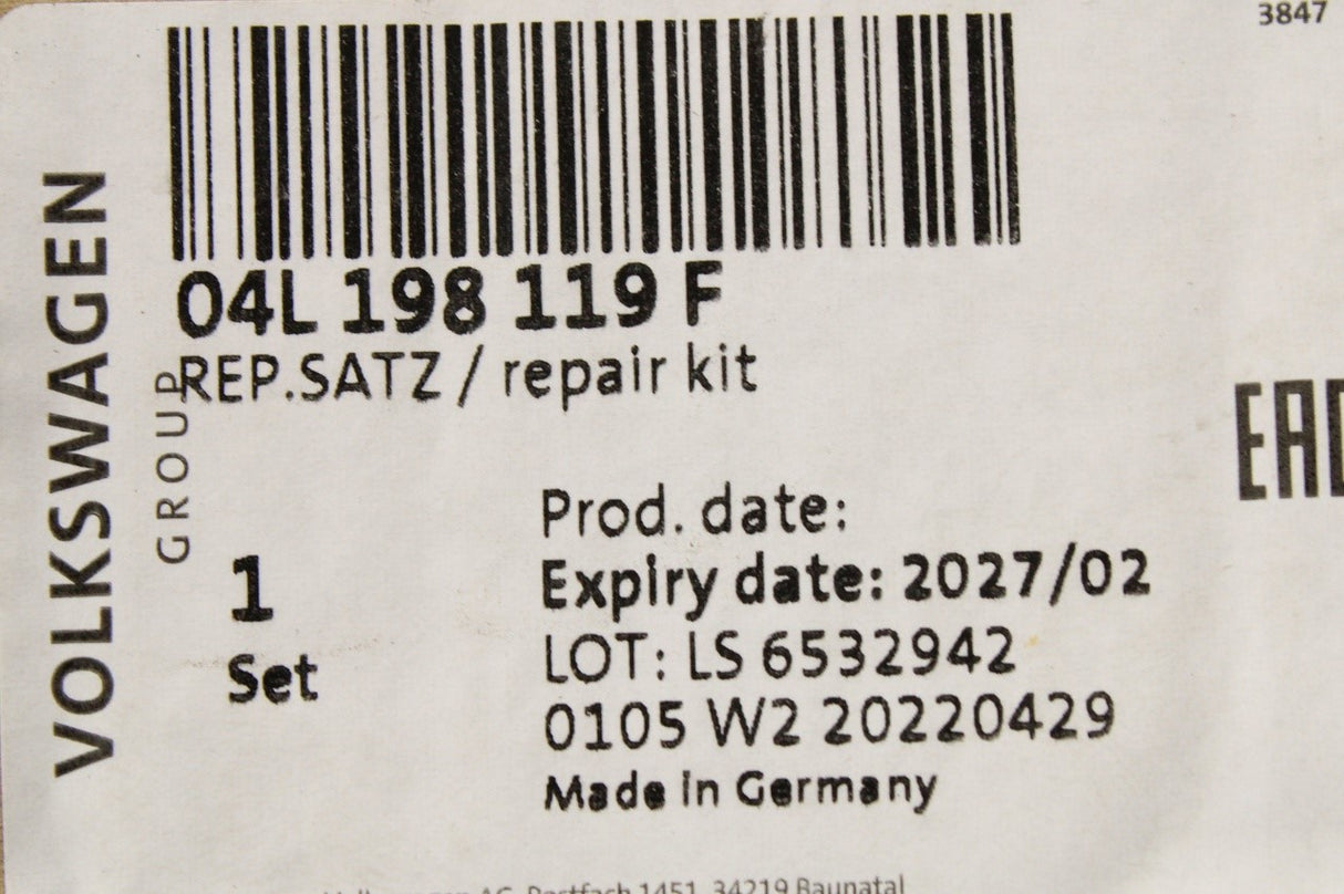 VW Tiguan Passat Skoda Kodiaq 2.0 TDI cambelt timing belt kit 04L198119F