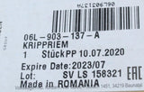 VW Audi Skoda SEAT 2.0 TSI TFSI auxiliary drive poly v belt 06L903137A