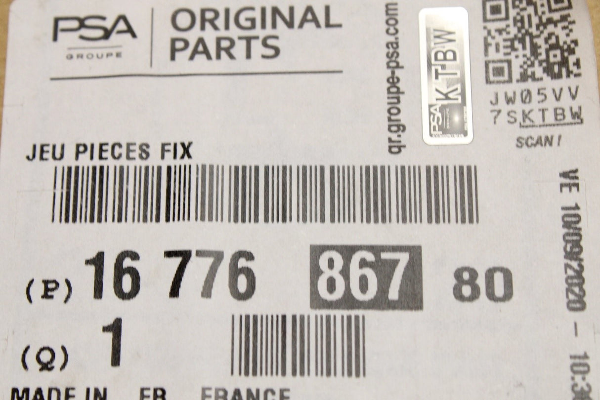 Vauxhall Vivaro Peugeot Traveller Citroen spare wheel tool kit 1677686780