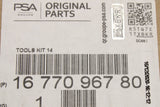 Vauxhall Combo Life Peugeot Citroen spare wheel tool kit 1677096780