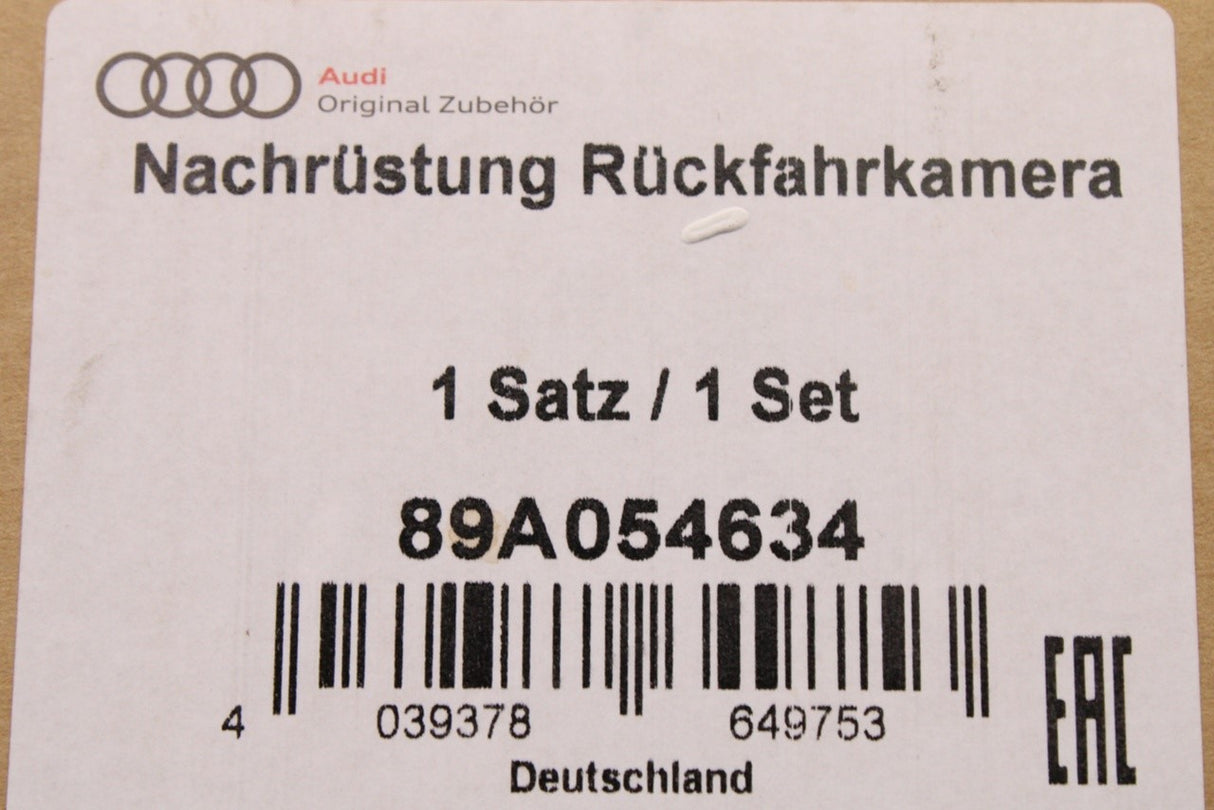 Audi Q4 e-Tron 2022-on accessory reversing camera 89A054634