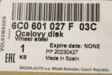 VW Polo Skoda Fabia SEAT Ibiza steel wheel rim (6Jx15") 6C0601027F 03C