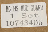 MG HS 2018-on mud flaps set (front and rear) 10743405