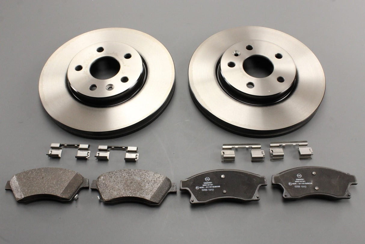 Vauxhall Astra J 2009-15 276mm brake disc & pad kit (front) 95516914