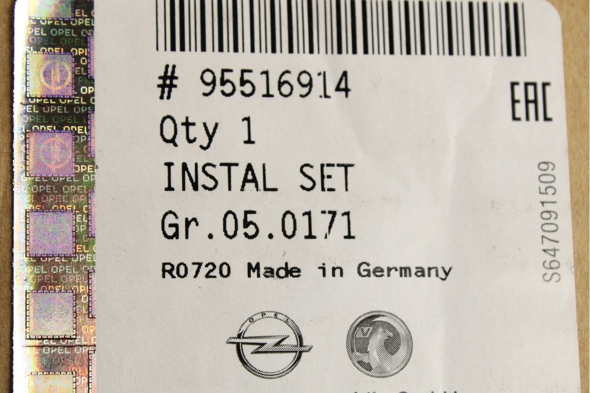 Vauxhall Astra J 2009-15 276mm brake disc & pad kit (front) 95516914