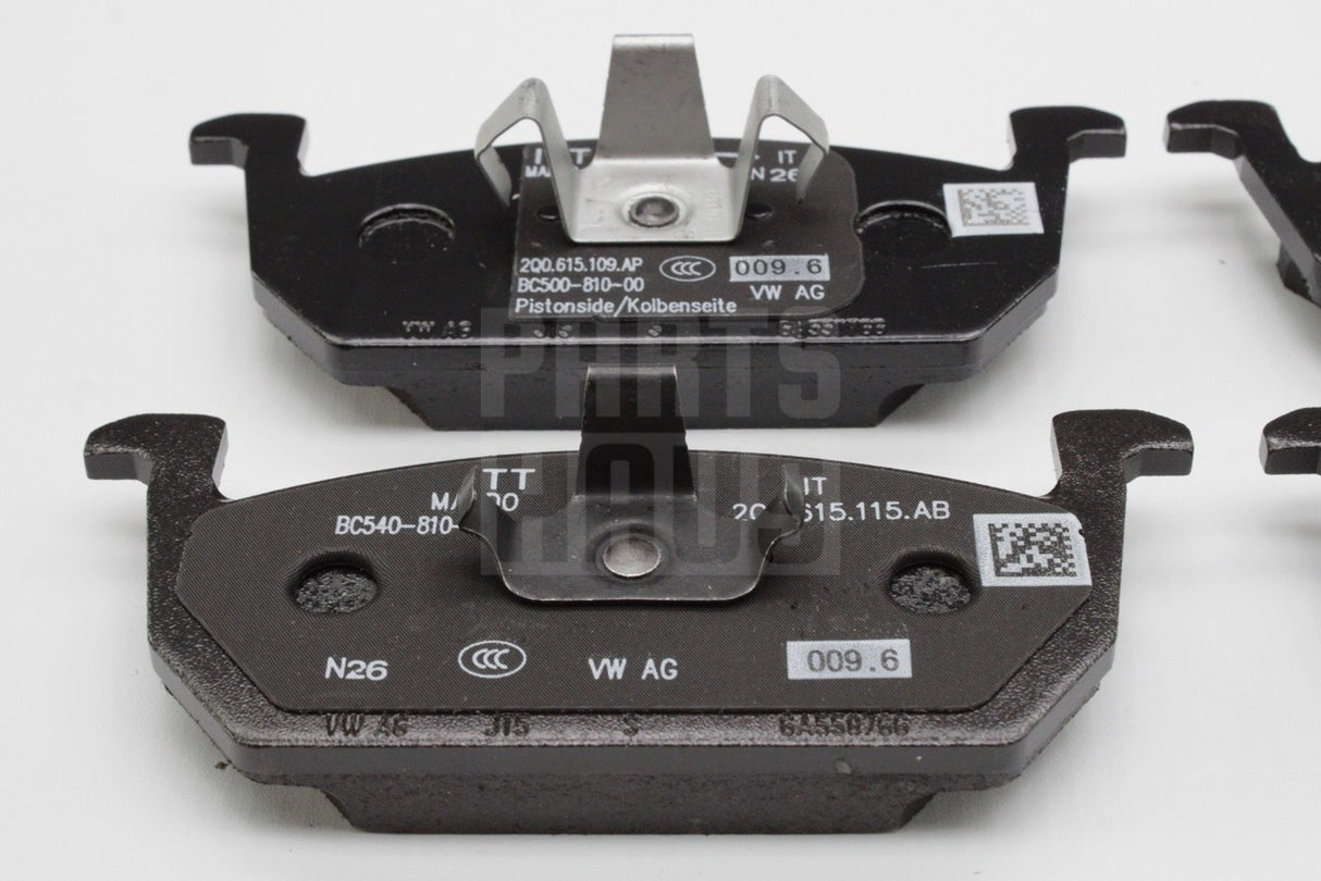 VW Polo AW Audi A1 Skoda Fabia SEAT front brake pads kit 2Q0698151Q