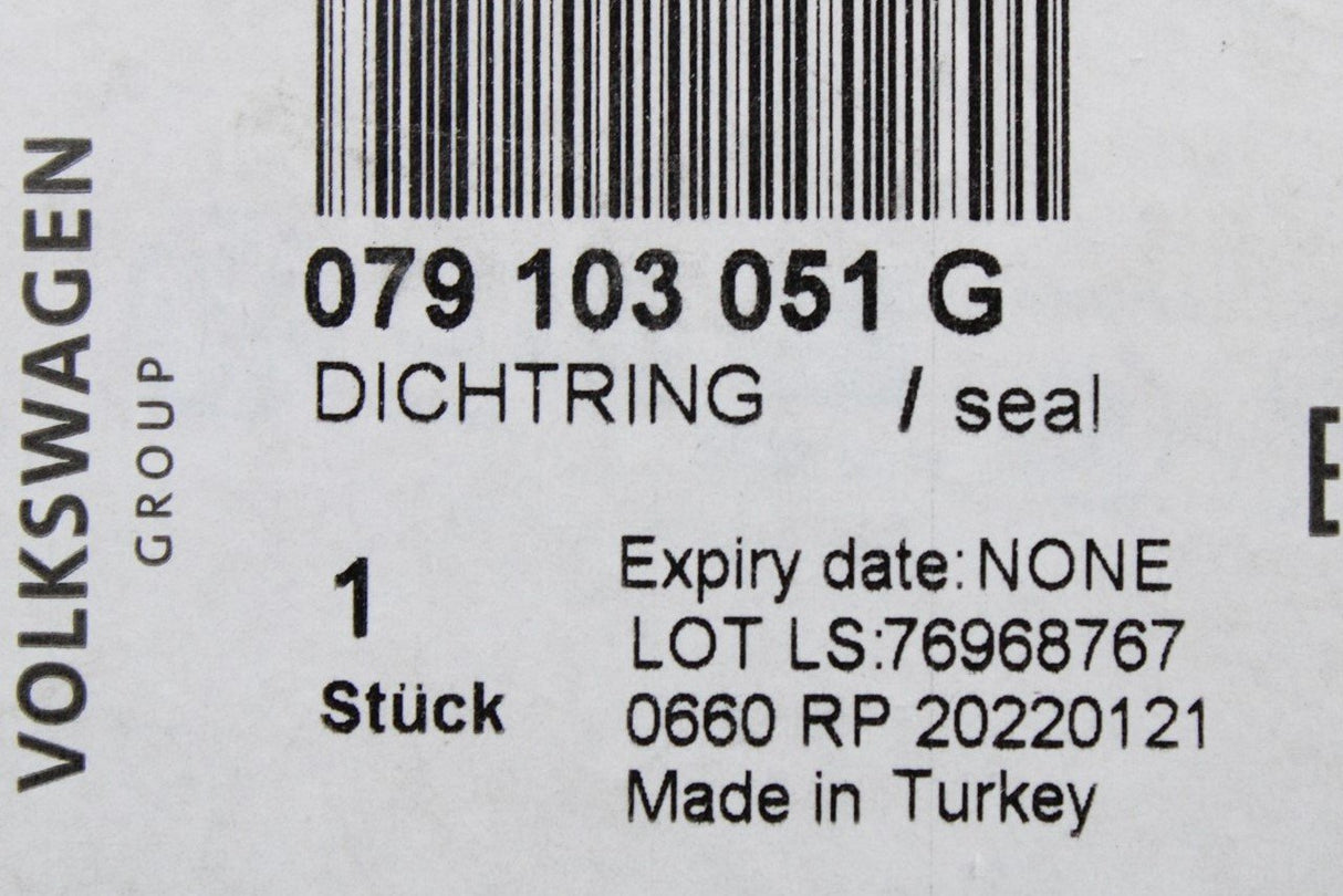 VW Audi Skoda SEAT crankshaft oil seal (4.2 V8) 079103051G