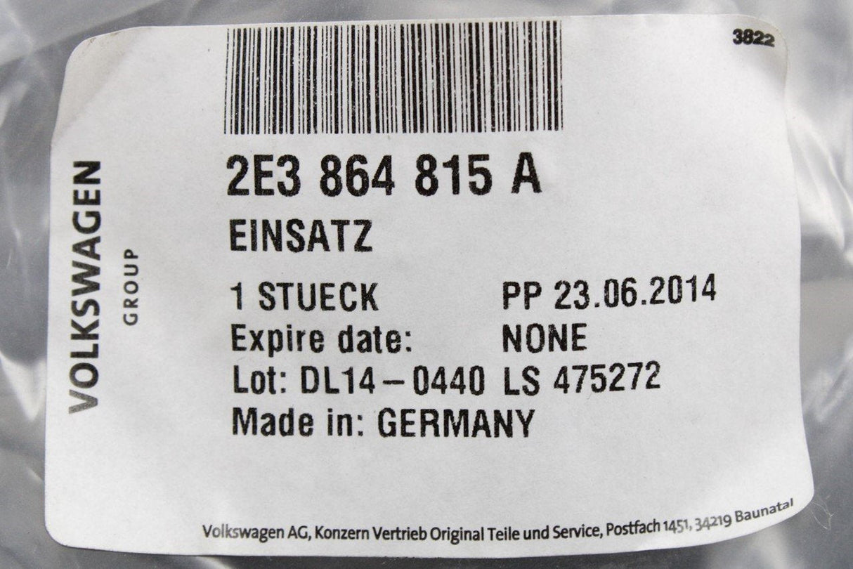 VW Crafter 2012-16 double cab rear step insert (left) 2E3864815A