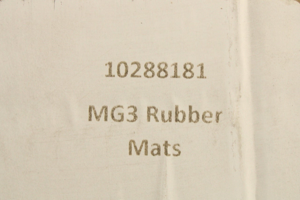 MG MG3 2013-on rubber floor mat set front & rear (RHD) 10288181