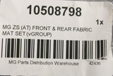 MG ZS (Automatic) 2017-on carpet floor mat set 10508798