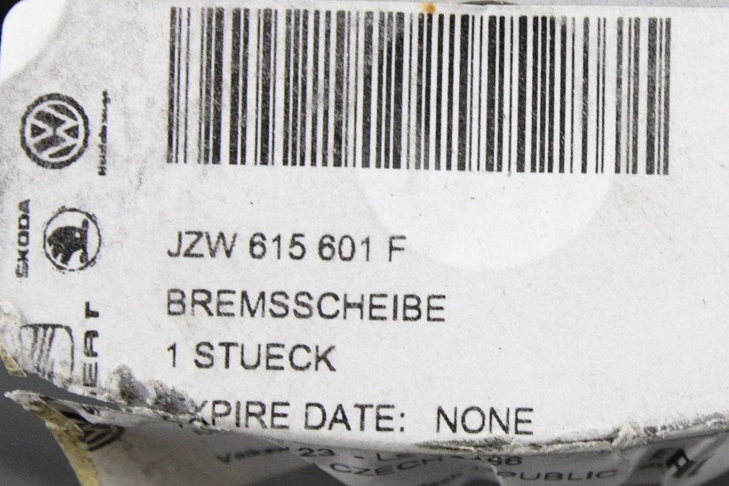 VW Golf MK5/6 Skoda Octavia SEAT Leon Rear brake discs (x2) JZW615601F