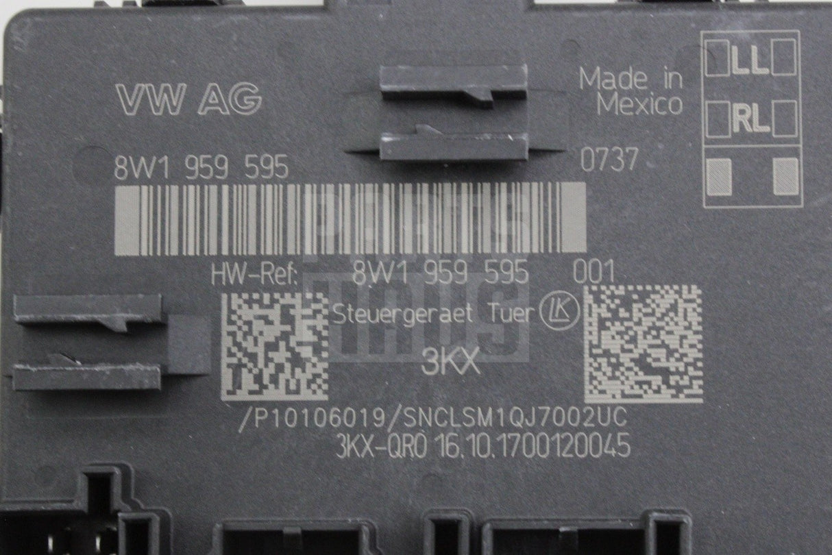 Audi Q5 2017-on door control unit (rear) 8W1959595