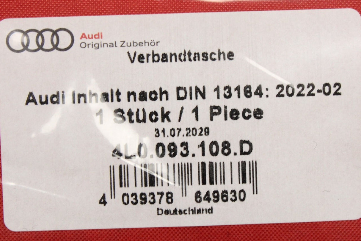 Audi first aid kit 4L0093108D