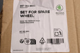 Skoda Kamiq 2019-on Scala 2019-on temporary spare wheel kit 657093860C