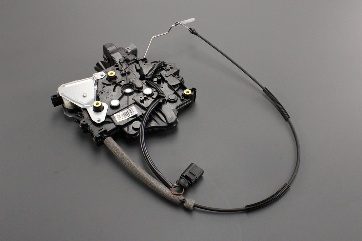 VW Transporter T5 T5.1 T6 sliding door lock mechanism (right) 7E0843654CD, view 1