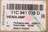 VW ID.4 2021-on ID.5 2022-on RHD front LED headlight (right) 11C941078D