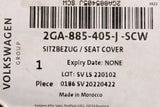 VW T-Roc 2018-on rear seat bench fabric cover 2GA885405J SCW
