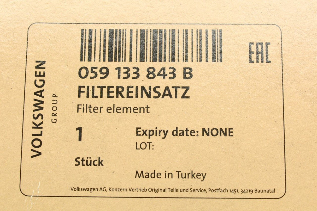 Audi A6 / A6 Allroad C6 05-11 2.7 3.0 TDI air filter element 059133843B