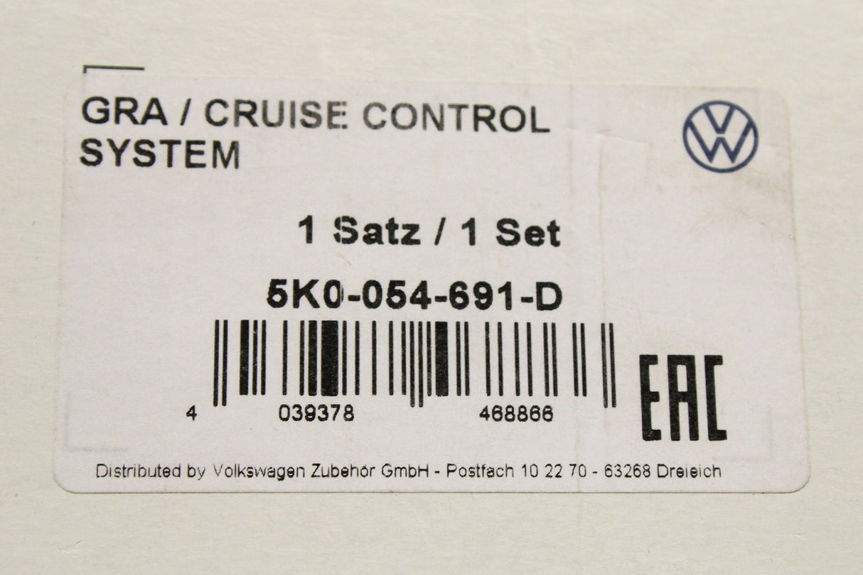 VW Golf Cabriolet Eos Golf Plus cruise control retro-fit kit 5K0054691D