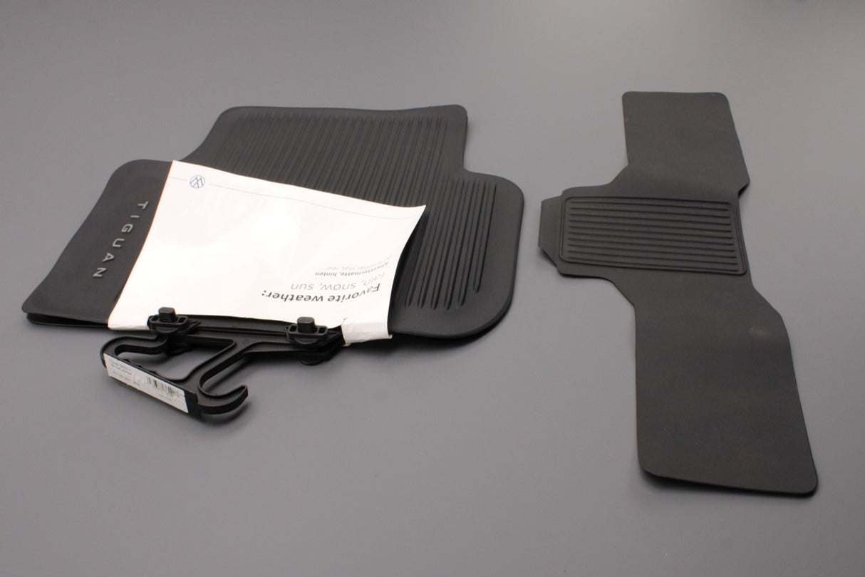 VW Tiguan 2024-on all weather rubber floor mats x3 (rear) 571061512 82V