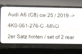 Audi A6 C8 2018-on A7 2018-on textile floor mats (rear) 4K0061276C MNO
