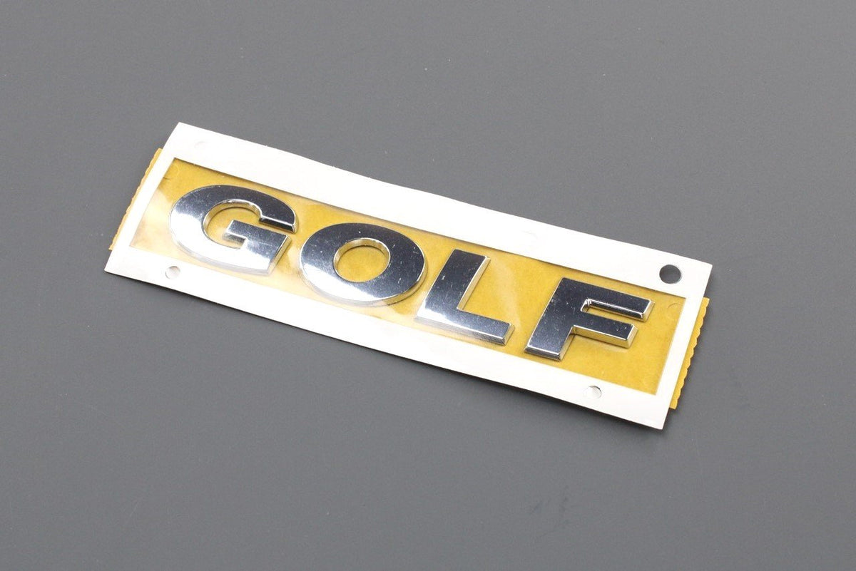 VW Golf MK7 7.5 13-20 boot lid lettering badge (chrome) 5G0853687 2ZZ, view 1