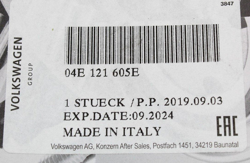 VW Audi Skoda SEAT 1.4 TSI TFSI coolant pump toothed belt 04E121605E