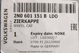 VW Crafter 2017-on steel wheel centre cap 2N0601151B LDO