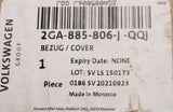 VW T-Roc 2018-on seat backrest cover (rear right) 2GA885806J QQJ