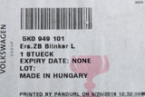VW Golf MK6 Touran Golf Cabriolet wing mirror indicator (left) 5K0949101