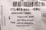VW Tiguan 2024-on lower front wing trim (right) 571853960 GRU