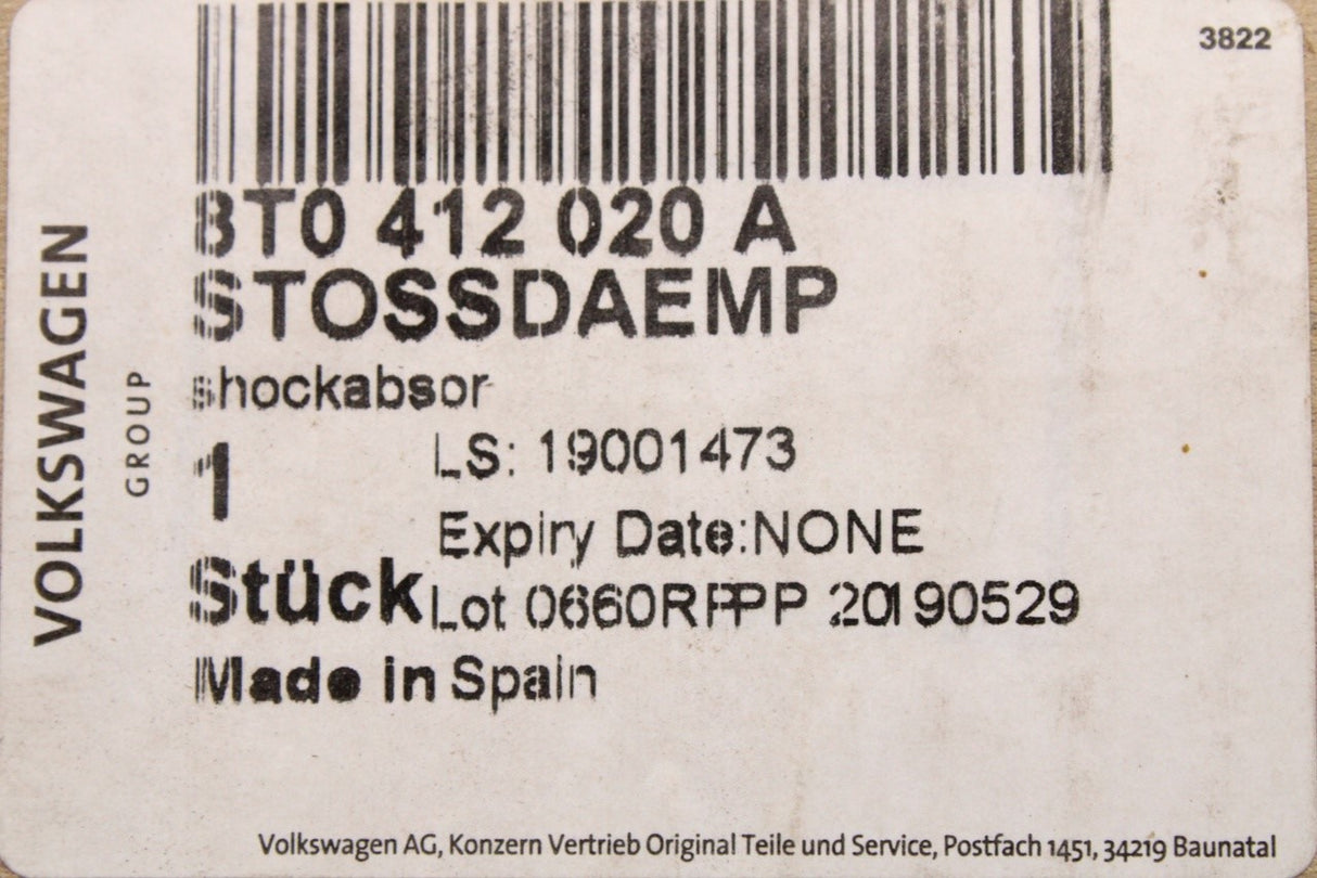 Audi RS5 Coupe 2010-16 rear shock absorber (right) 8T0412020A