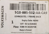 VW Arteon T-Roc 2017-on seat backrest frame (rear right) 5G0885502AA CA9