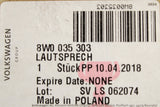 Audi A4 S4 A5 RS4 RS5 16-on B&O mid range door speaker (front) 8W0035303