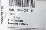 VW Tiguan Allspace 18-25 seat backrest release cable (left) 5NN885595D