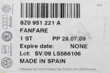 VW Lupo GTI Audi A6 RS6 low tone horn 8Z0951221A