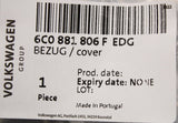 VW Polo 6C 2015-2018 seat backrest cover (front right) 6C0881806F EDG