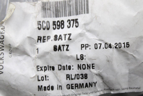 VW Beetle Jetta 2012-18 rear suspension axle repair kit 5C0598375