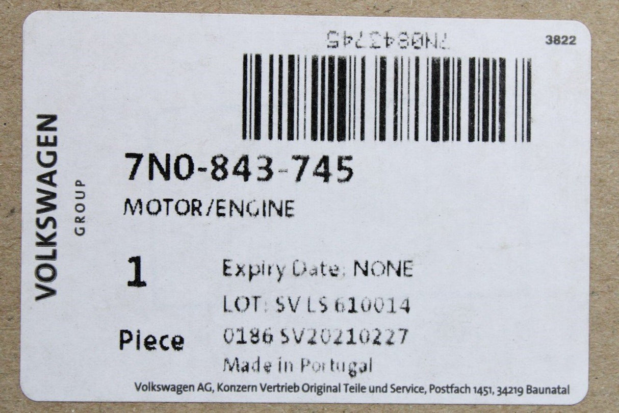 VW Sharan SEAT Alhambra side sliding door power latch motor 7N0843745