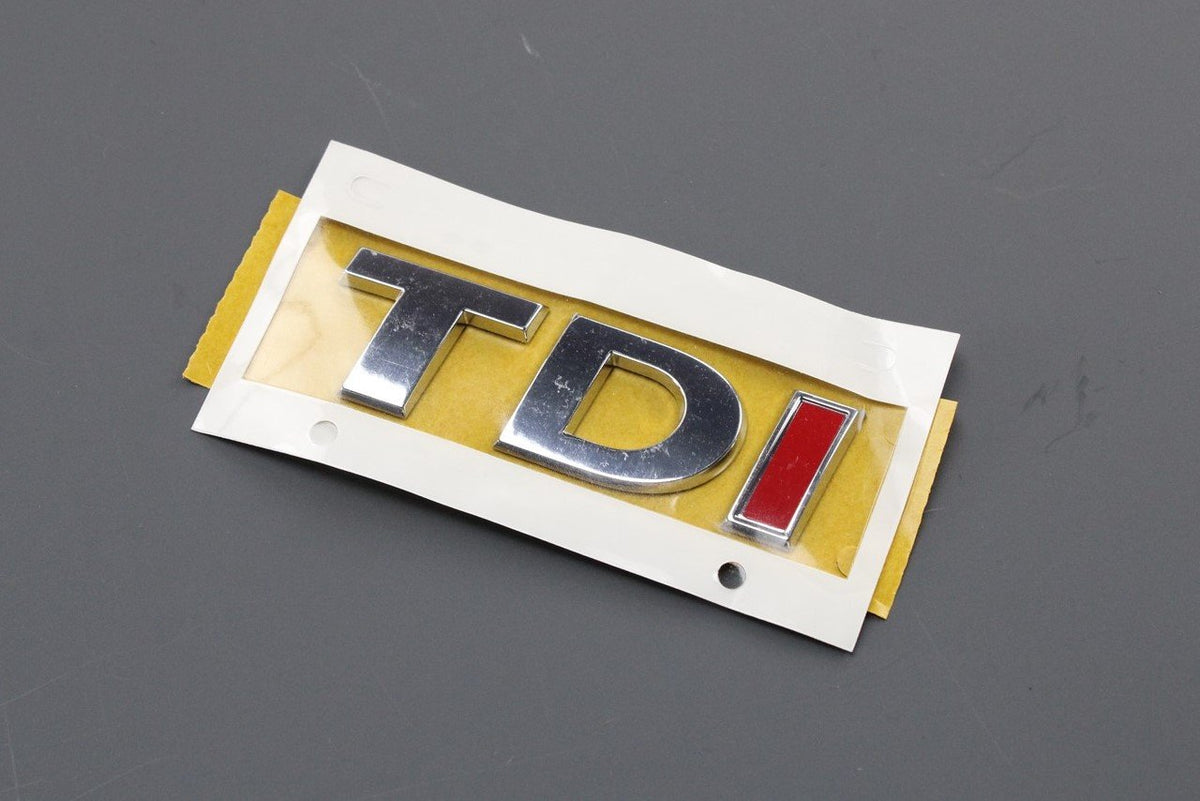 VW Golf MK7 7.5 Transporter Caddy rear TDI badge emblem 5G0853675F JZQ, view 1