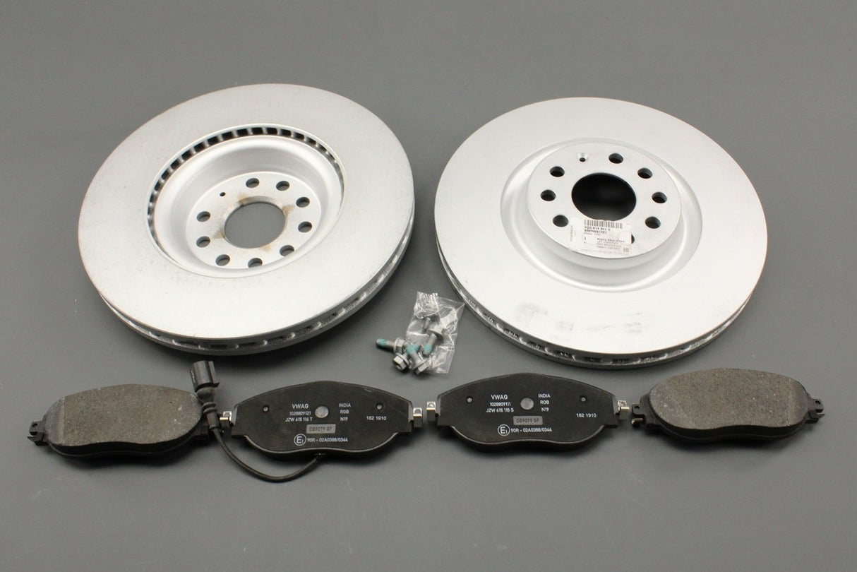 VW Golf R SEAT Leon Cupra brake discs and pads kit (front) JZW698302DG