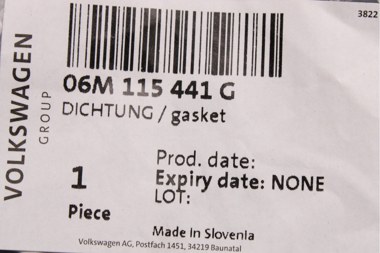 Audi Q5 RS6 2016-on 2.9 3.0 V6 4.0 V8 oil filter housing seal 06M115441G