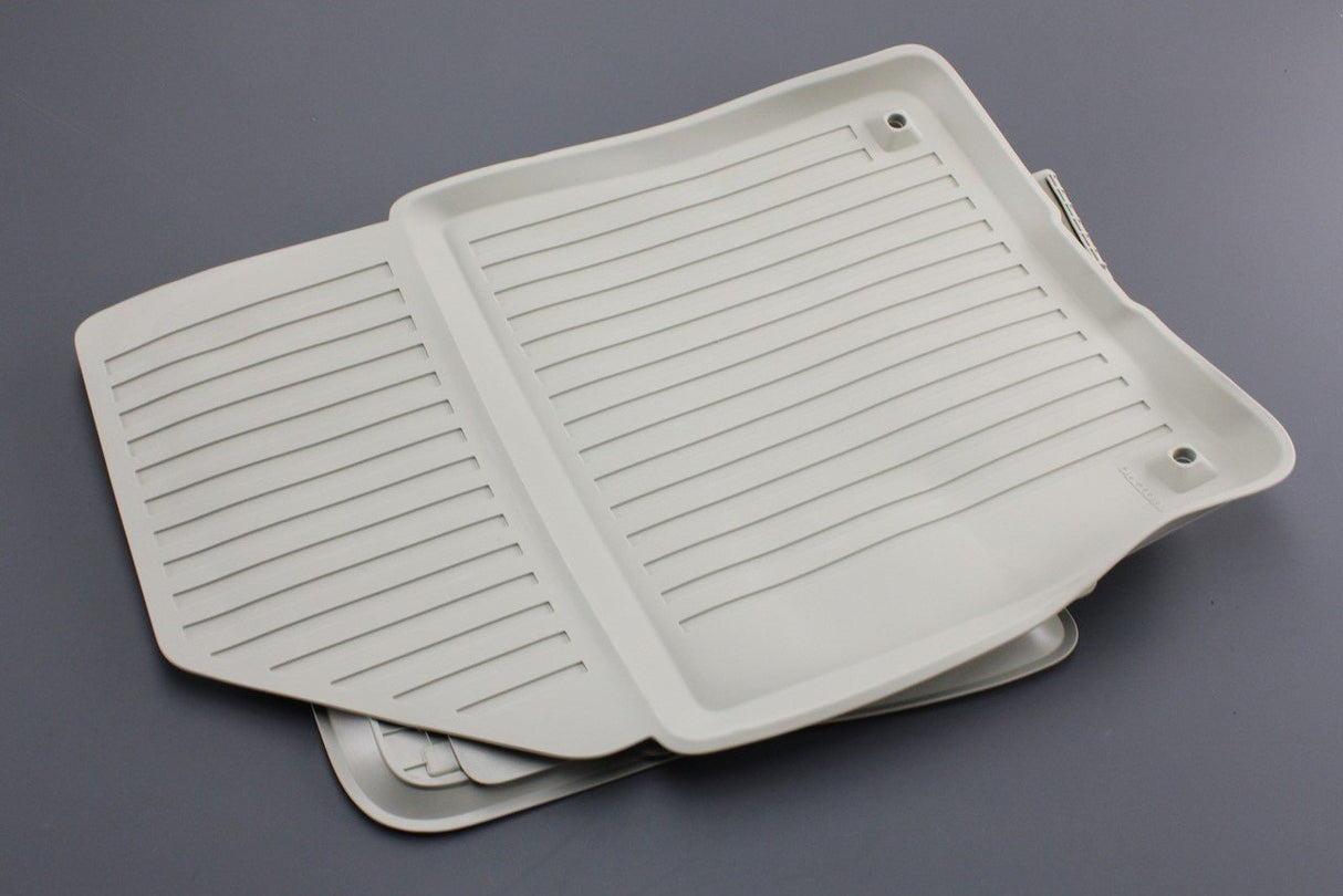Volvo V60 front & rear rubber floor mats set (blonde) 31659476